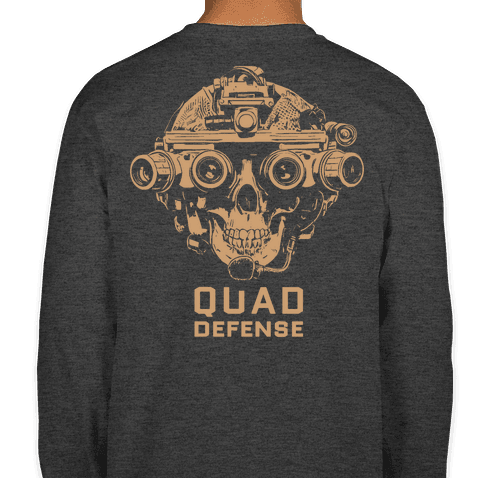 Quad Defense | Mens QDef Hero Long Sleeve T-Shirt