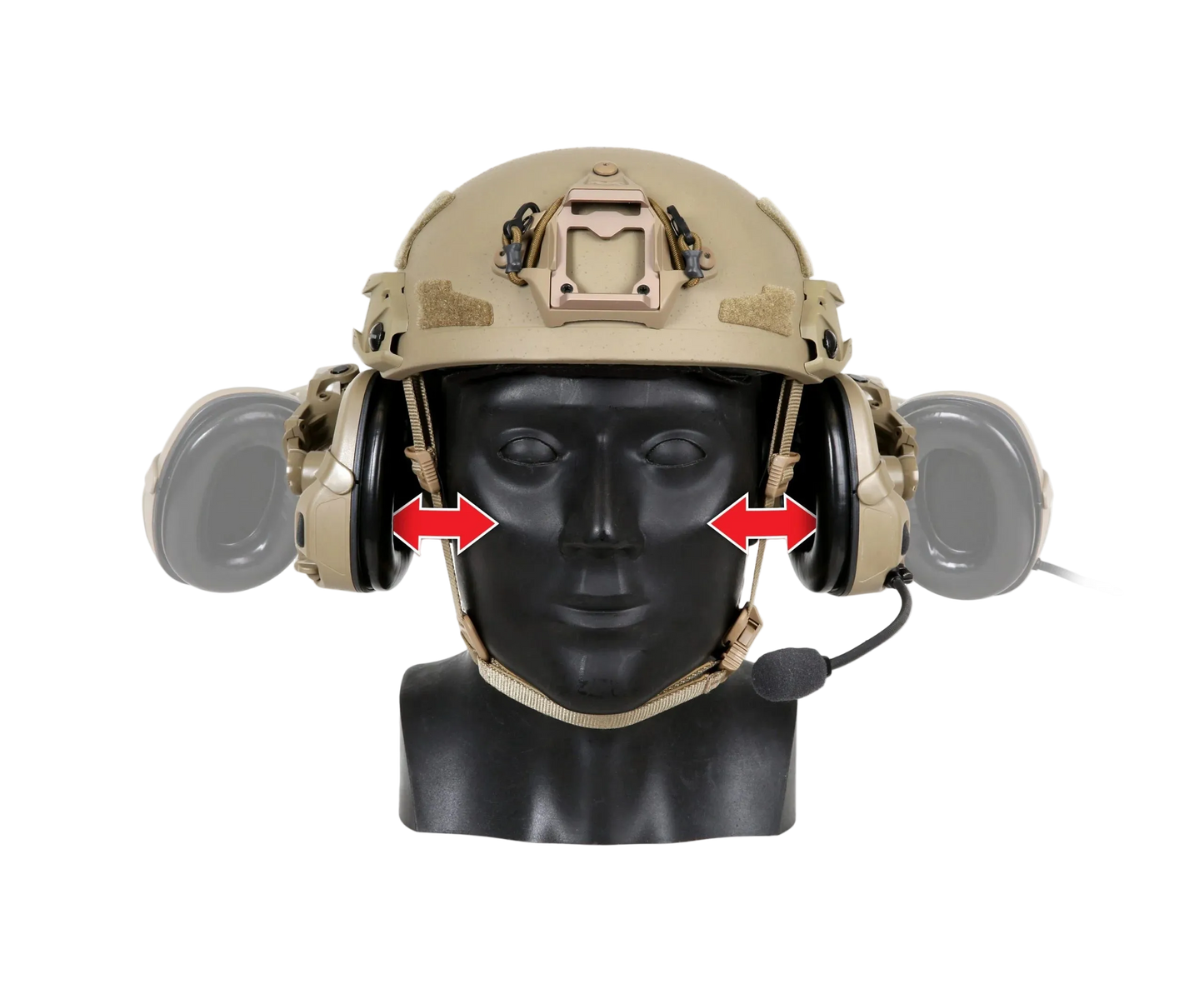 Ops-Core | AMP Helmet Rail Mount Kit with VENT MODE