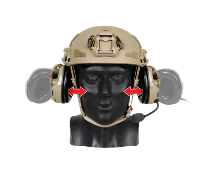 Ops-Core | AMP Helmet Rail Mount Kit with VENT MODE